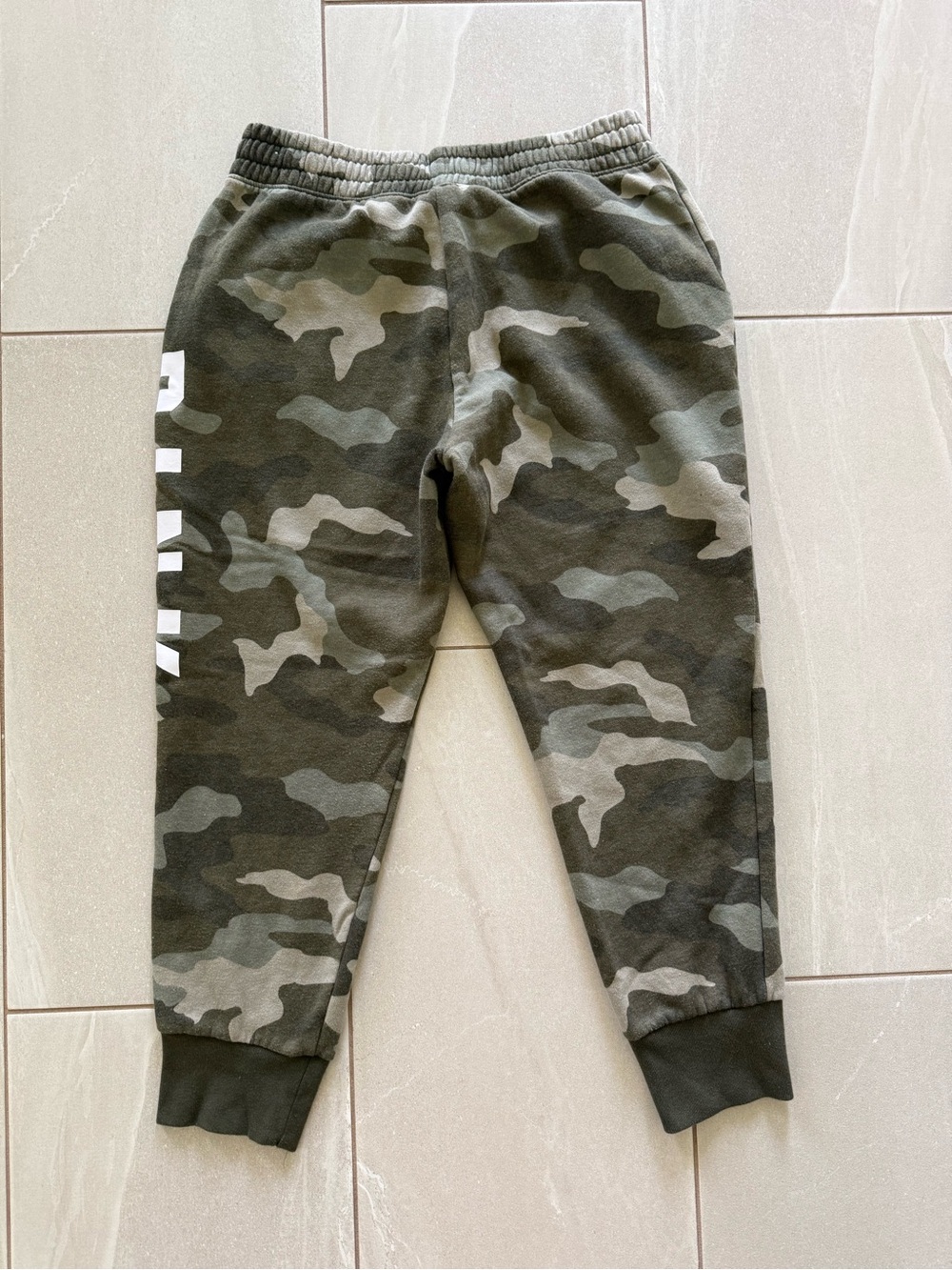 PINK Victoria’s Secret Camo Fleece Jogger Sweatpants Women’s L Logo - Picture 2 of 13